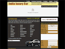 Tablet Screenshot of indialuxurycar.com